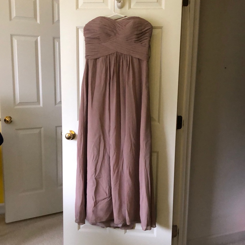 Mauve bridesmaids dress